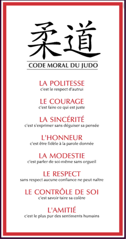 A l'ALM Judo, nous ajoutons une 9ème valeur au Code Moral !