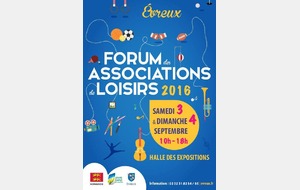 Forum des associations 03 et 04 Septembre 2016