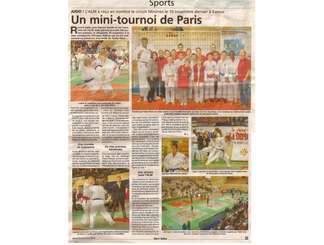 Article presse journal Eure Infos (19/11/2013)
Tournoi National Minimes 
